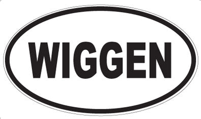WIGGEN - Oval Sticker