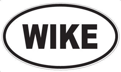 WIKE - Oval Sticker