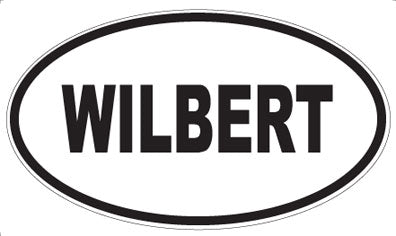 WILBERT - Oval Sticker