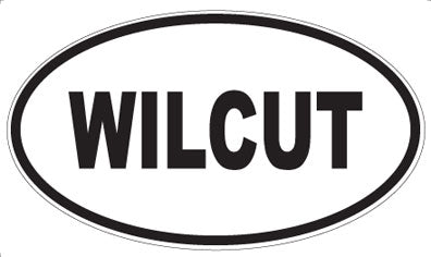 WILCUT - Oval Sticker