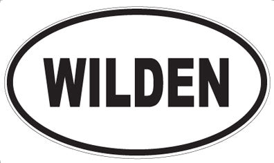 WILDEN - Oval Sticker
