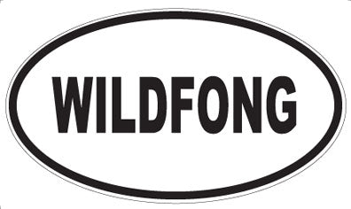 WILDFONG - Oval Sticker