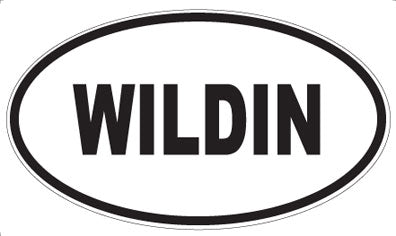 WILDIN - Oval Sticker