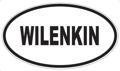 WILENKIN - Oval Sticker