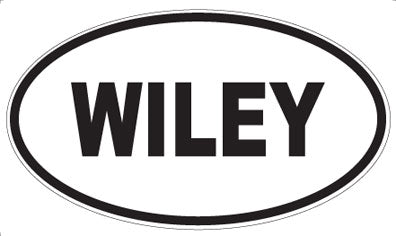 WILEY - Oval Sticker