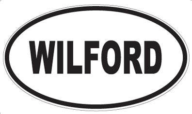 WILFORD - Oval Sticker