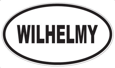 WILHELMY - Oval Sticker