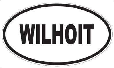 WILHOIT - Oval Sticker