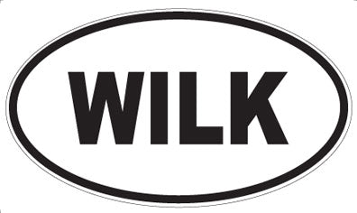WILK - Oval Sticker