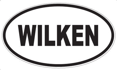 WILKEN - Oval Sticker