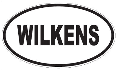 WILKENS - Oval Sticker