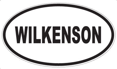 WILKENSON - Oval Sticker