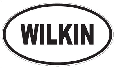 WILKIN - Oval Sticker