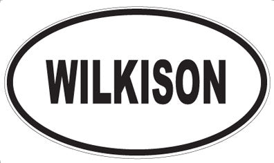 WILKISON - Oval Sticker