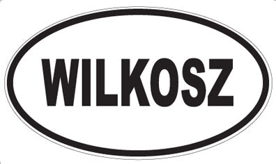 WILKOSZ - Oval Sticker