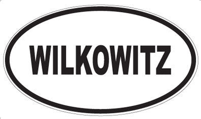 WILKOWITZ - Oval Sticker