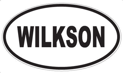 WILKSON - Oval Sticker