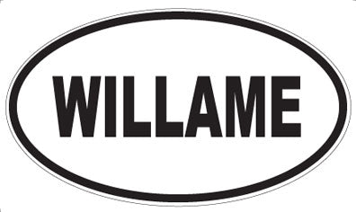 WILLAME - Oval Sticker