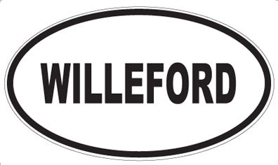 WILLEFORD - Oval Sticker
