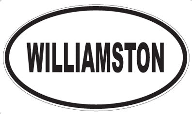 WILLIAMSTON - Oval Sticker