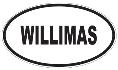 WILLIMAS - Oval Sticker