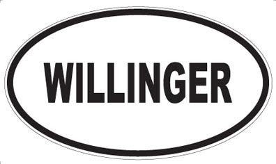WILLINGER - Oval Magnet