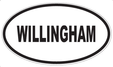 WILLINGHAM - Oval Sticker