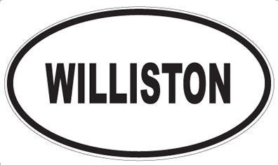 WILLISTON - Oval Sticker