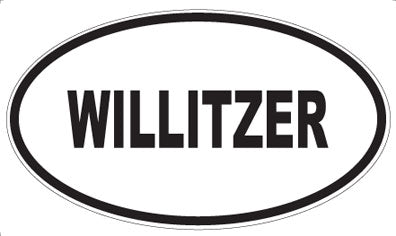 WILLITZER - Oval Sticker