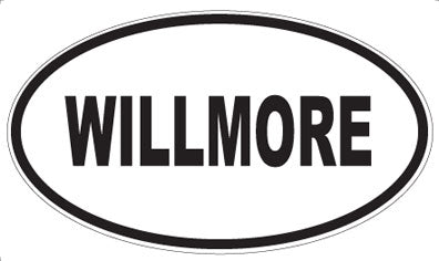 WILLMORE - Oval Sticker