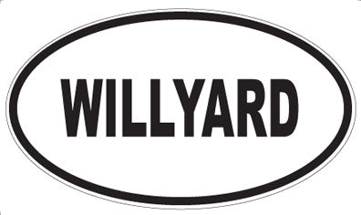 WILLYARD - Oval Sticker