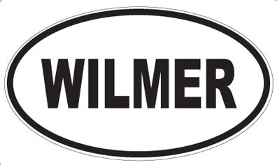 WILMER - Oval Sticker