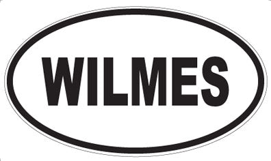 WILMES - Oval Sticker
