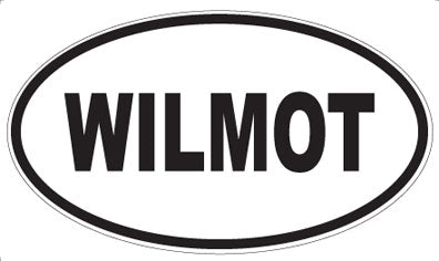 WILMOT - Oval Sticker