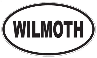 WILMOTH - Oval Sticker