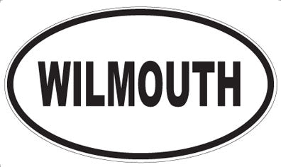 WILMOUTH - Oval Sticker