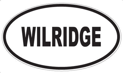 WILRIDGE - Oval Sticker