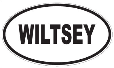 WILTSEY - Oval Sticker