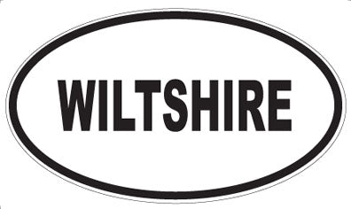 WILTSHIRE - Oval Sticker