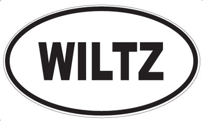 WILTZ - Oval Sticker