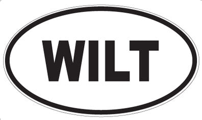 WILT - Oval Magnet