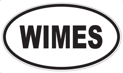 WIMES - Oval Sticker