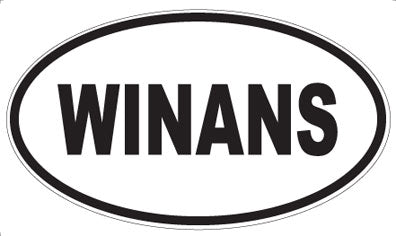 WINANS - Oval Magnet