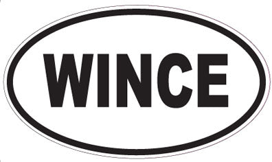 WINCE - Oval Sticker