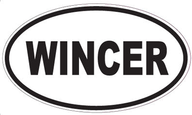 WINCER - Oval Sticker