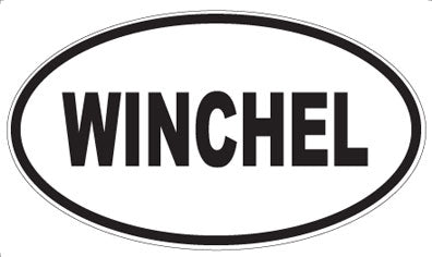 WINCHEL - Oval Sticker