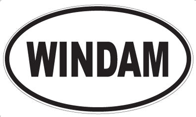 WINDAM - Oval Sticker