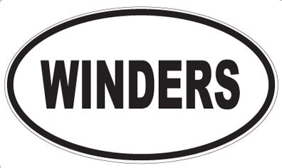 WINDERS - Oval Sticker