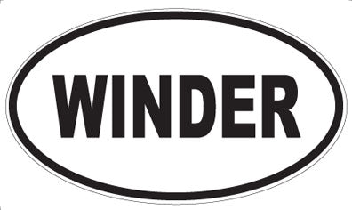 WINDER - Oval Magnet
