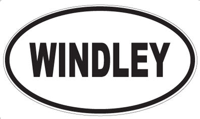 WINDLEY - Oval Sticker